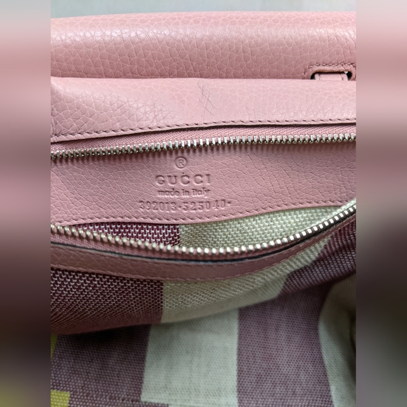 Gucci Bamboo Twist Lock Daily Top Handle Leather Handbag #802 - Picture 9 of 14